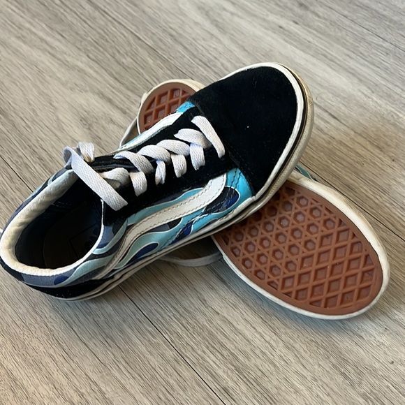 Vans Old Skool BLUE FLAMES - Picture 3 of 5